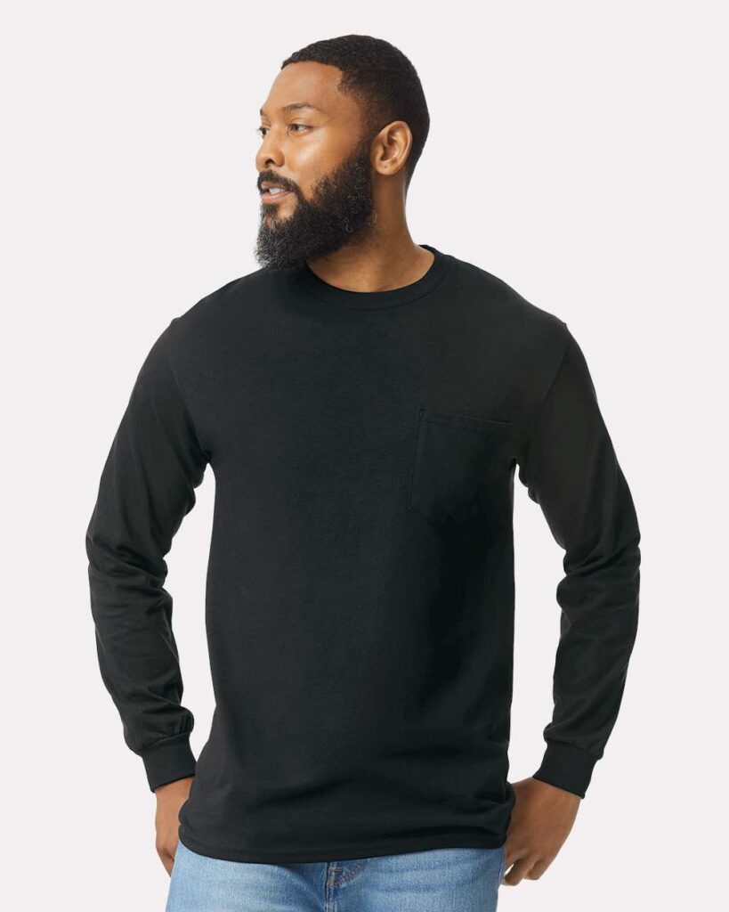 Long Sleeve Pocket T-Shirt
